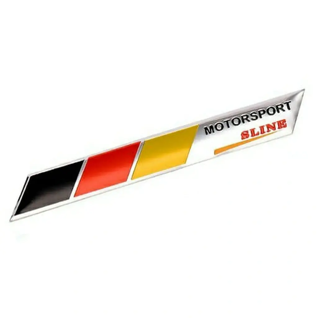 Motorsport Sline Flag Badge Sticker 4