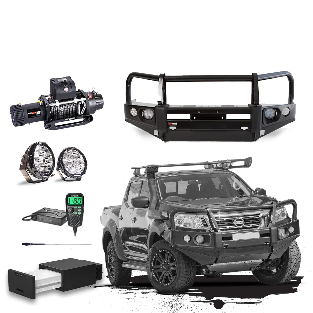 Np300 Touring Pack Suits: Np300 - 2015 - 2020 - Bullbar, Winch, Lights, Uhf + Free Fridge 1