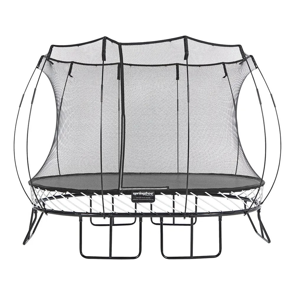 Springfree Medium Oval Trampoline With Enclosure - Outdoor Trampoline Activity Toy 1