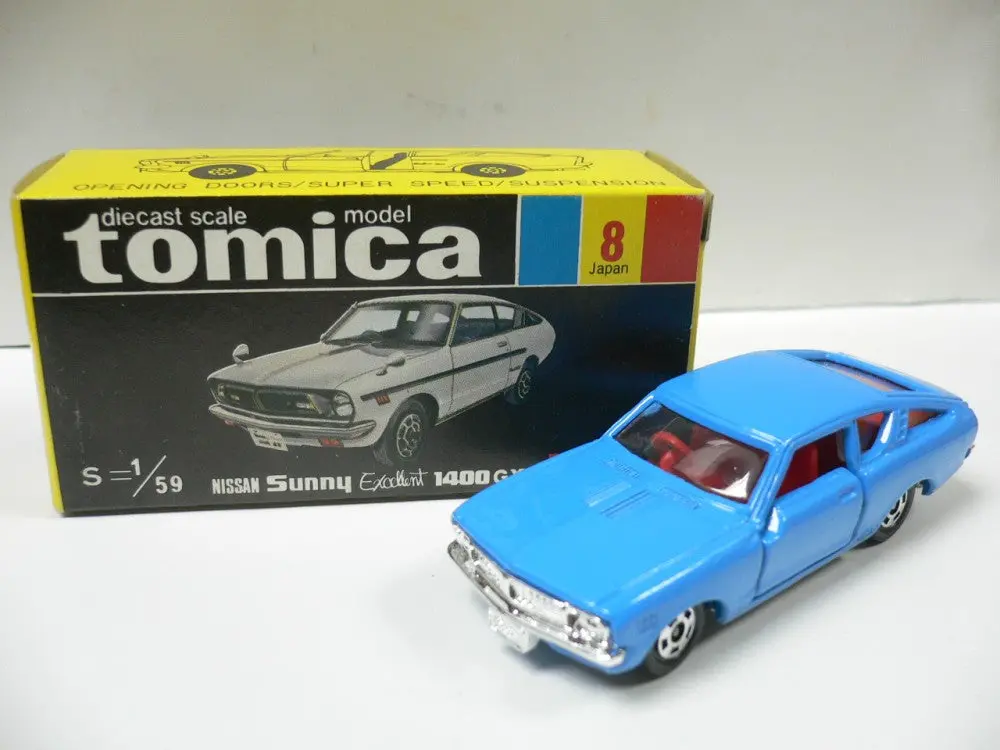 Vintage Tomica 8 - Nissan Sunny Excellent 1400Gx Made In Japan (Piu20) 1