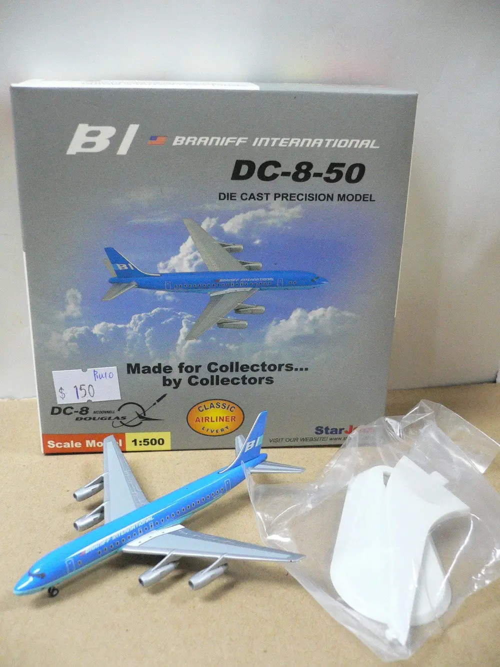 Starjets 1/500 Bi Braniff International Mcdonnell Douglas Dc-8-50 N813bn (Sjbnf085) (75085) (Piu10) 1