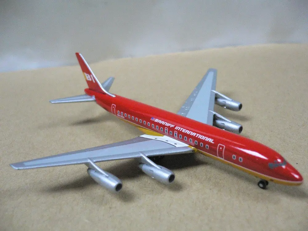 Starjets 1/500 Bi Braniff International Mcdonnell Douglas Dc-8-50 N812bn (Sjbnf086) (75086) (Piu10) 2