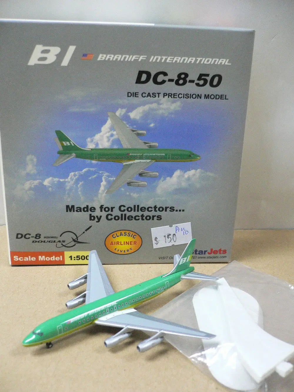 Starjets 1/500 Bi Braniff International Mcdonnell Douglas Dc-8-50 N811bn (Sjbnf084) (75084) (Piu10) 1