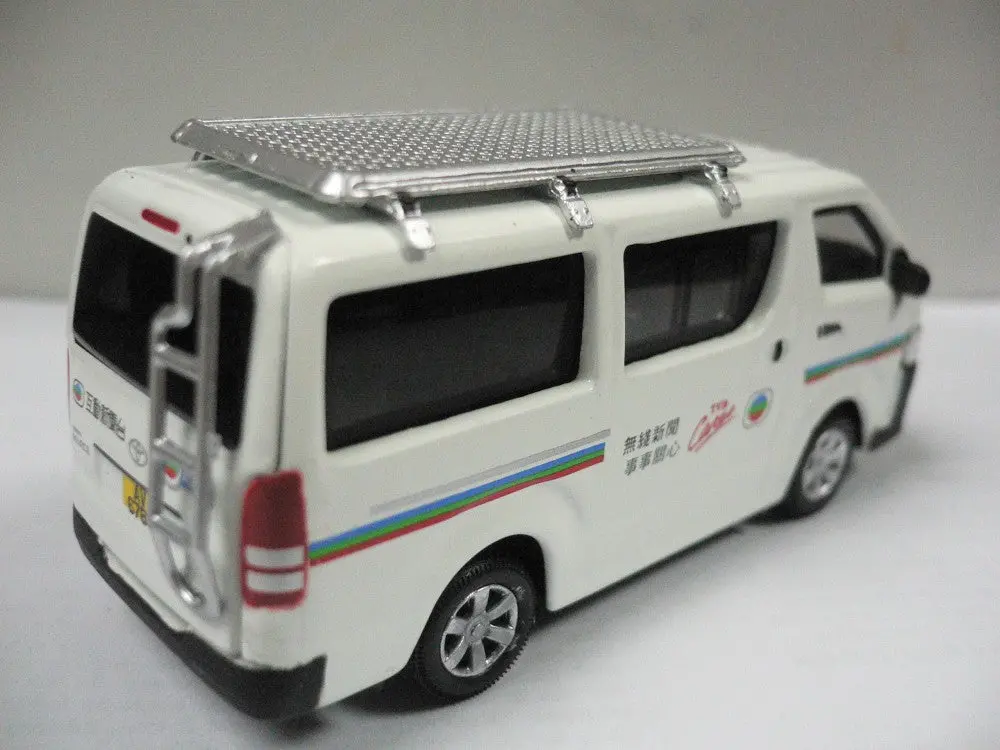 Toyeast Tiny City 83 Die-Cast Model Car Toyota Hiace Tvb News Van 城市83 合金車仔 豐田海獅 Atc64476 (C920-118) 2