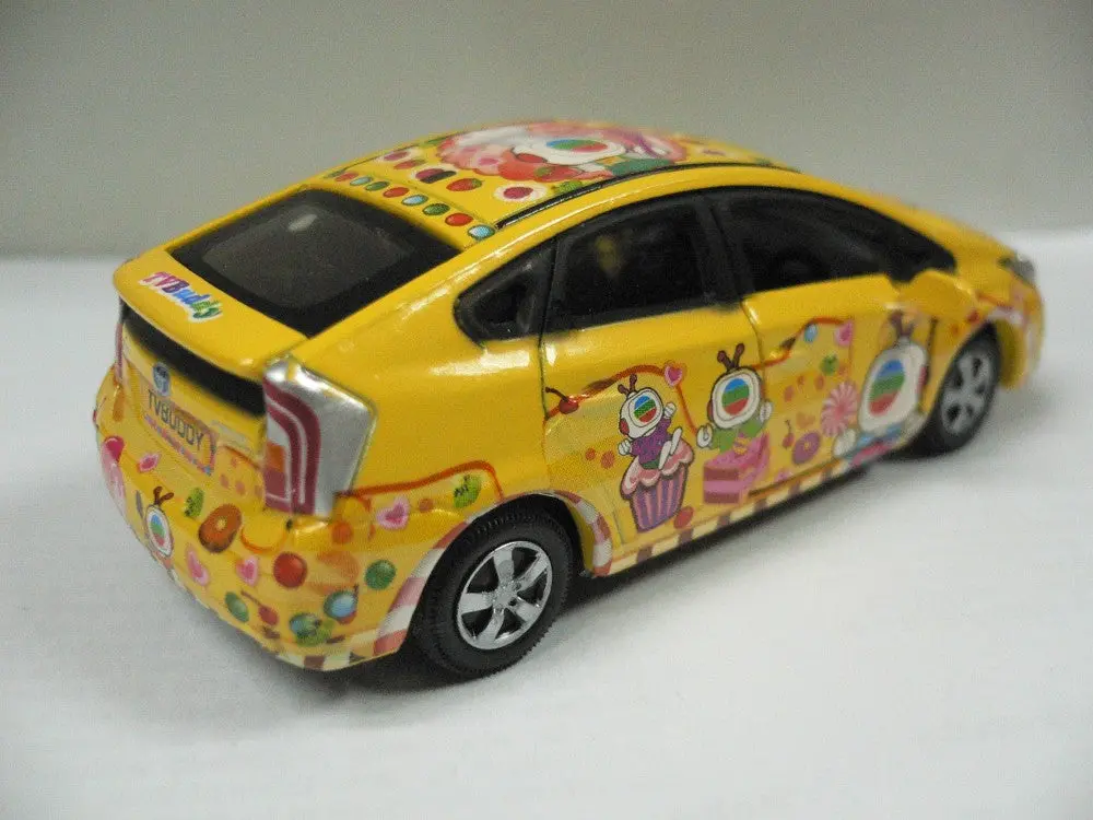 Toyeast Tiny City 81 Die-Cast Model Car Toyota Prius Tvbuddy Car 城市81 合金車仔 豐田 Atc64088 (C690-524-35) 2