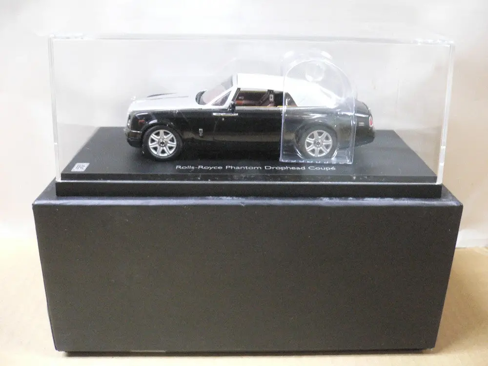Kyosho 1/43 Rolls-Royce Phantom Drophead Coupe Black 05532Bku (24129) (Piu150) 1