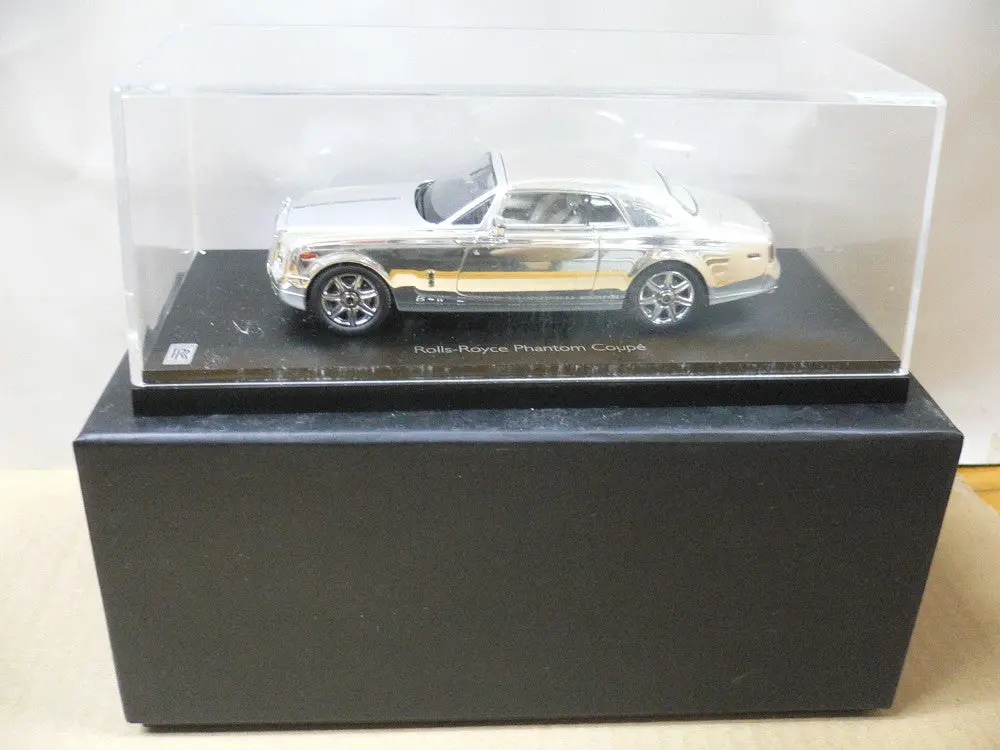 Kyosho 1/43 Rolls-Royce Phantom Coupe Silver Plated 05532Sp (24755) (Piu150) 1