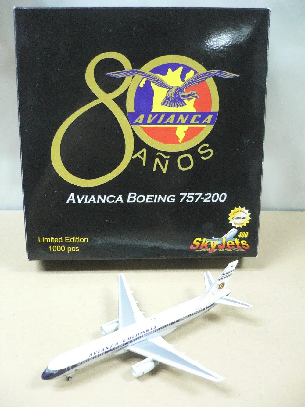 Gemini Jets 1/400 Avianca Boeing 757-200 N321lf (Gjava260) (70260) (Pa0) 1
