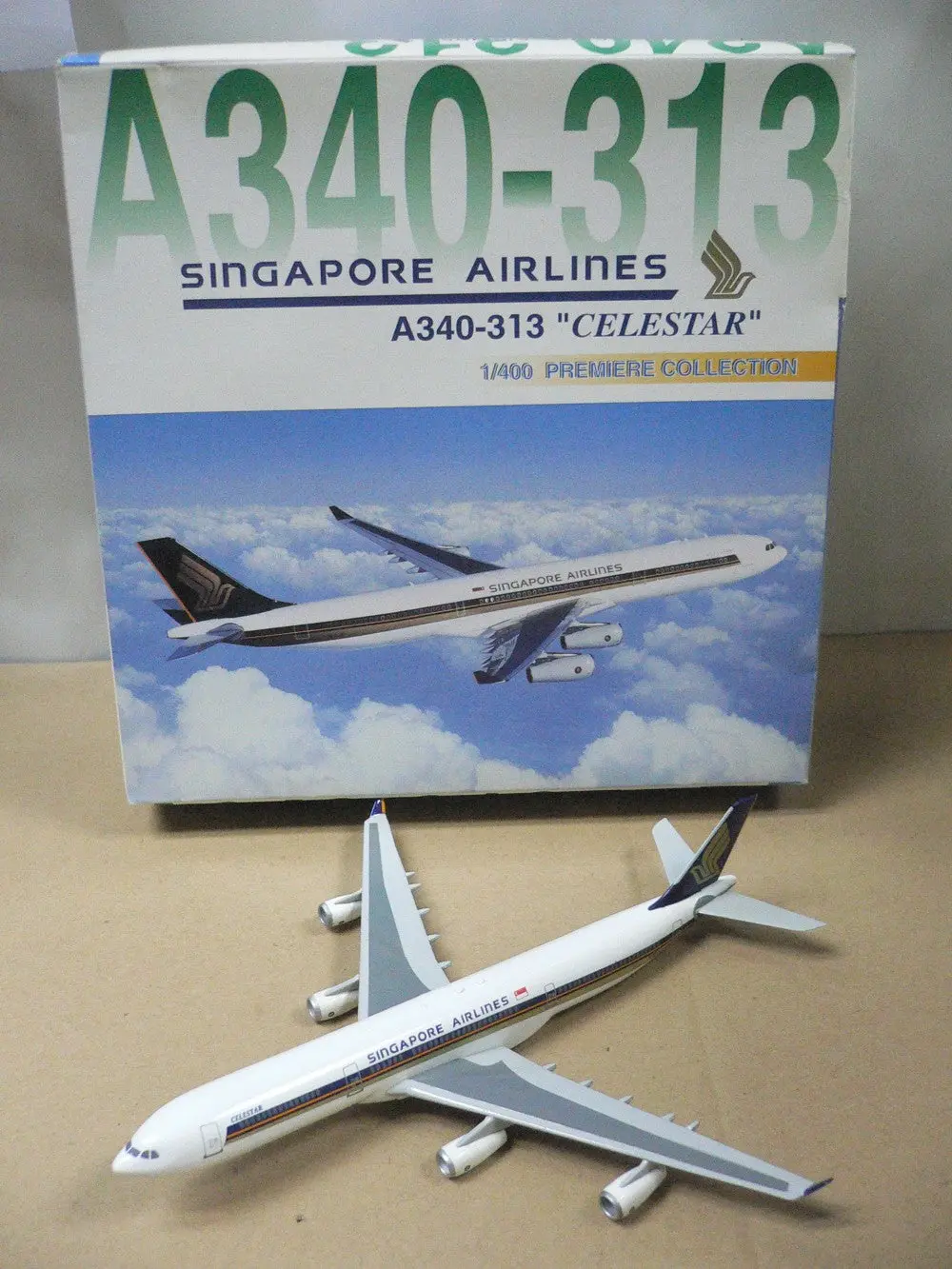 Dragon Wings 1/400 Singapore Airlines Airbus A340-313 &Quot;Celestar&Quot; 9V-Sja (55003) (Buy) 1