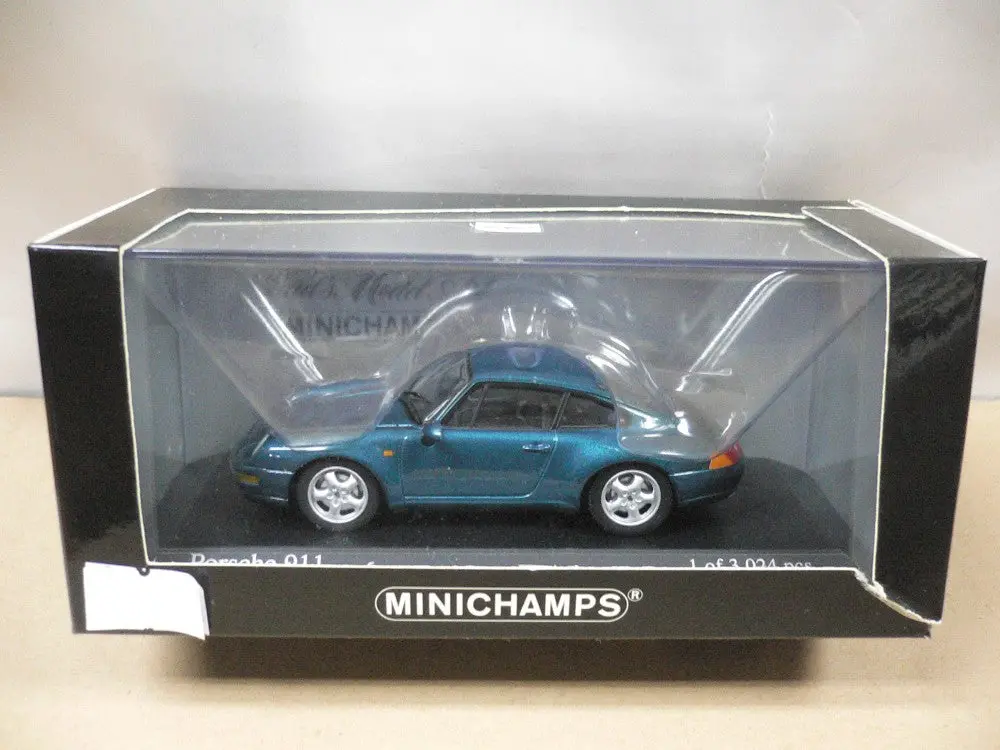 Minichamps 1/43 Porsche 911 1993 Green Met (430 063010) (05524) (Piu115) 1