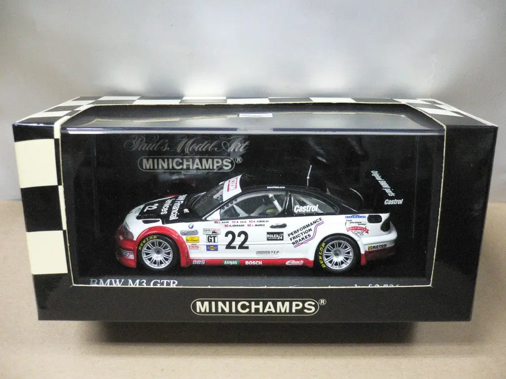 Minichamps 1/43 Bmw M3 Gtr Alms Daytone 24H 2004 #22 (400 042122) (05857) (Piu107) 1
