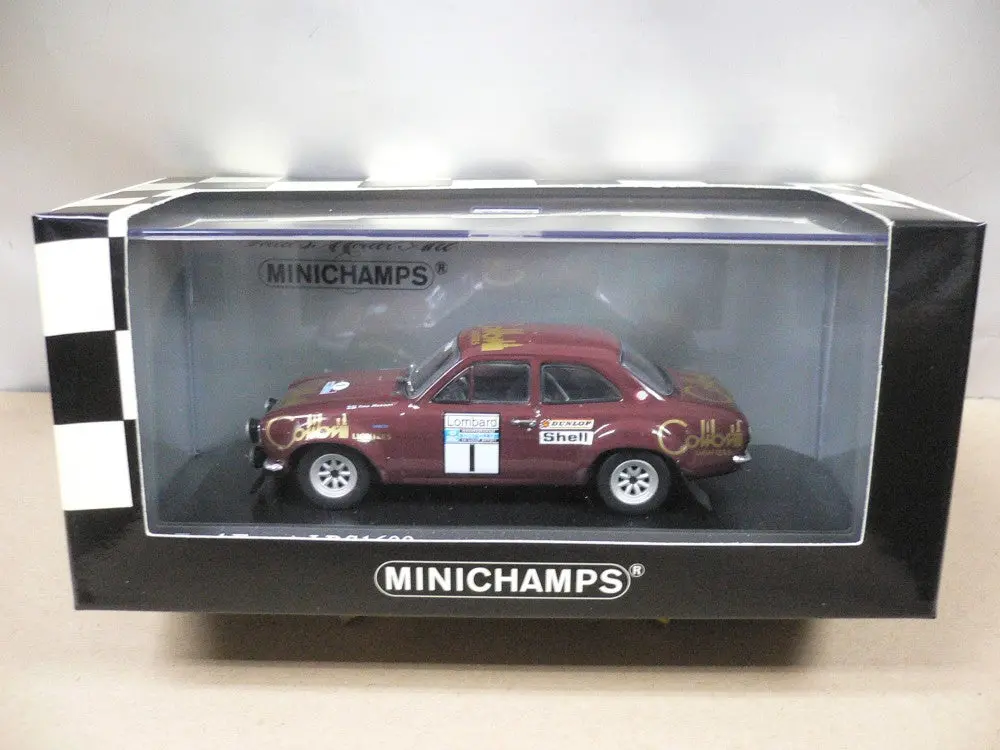 Minichamps 1/43 Ford Escort I Rs1600 Rac Rally 1974 T.Makinen H.Liddon #1 (430 748101) (07192) (Piu110) 1