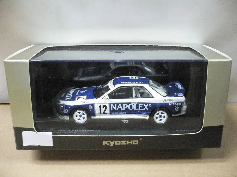 Kyosho 1/43 Nissan Skyline Gt-R Bnr32 Napolex Skyline #12 (03225H) (13489) (Piu97) 1