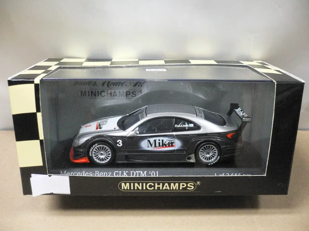 Minichamps 1/43 Mercedes-Benz Clk Coupe Dtm 2001 Test Car M.Hakkinen #3 (400 013193) (04047) (Piu103) 1