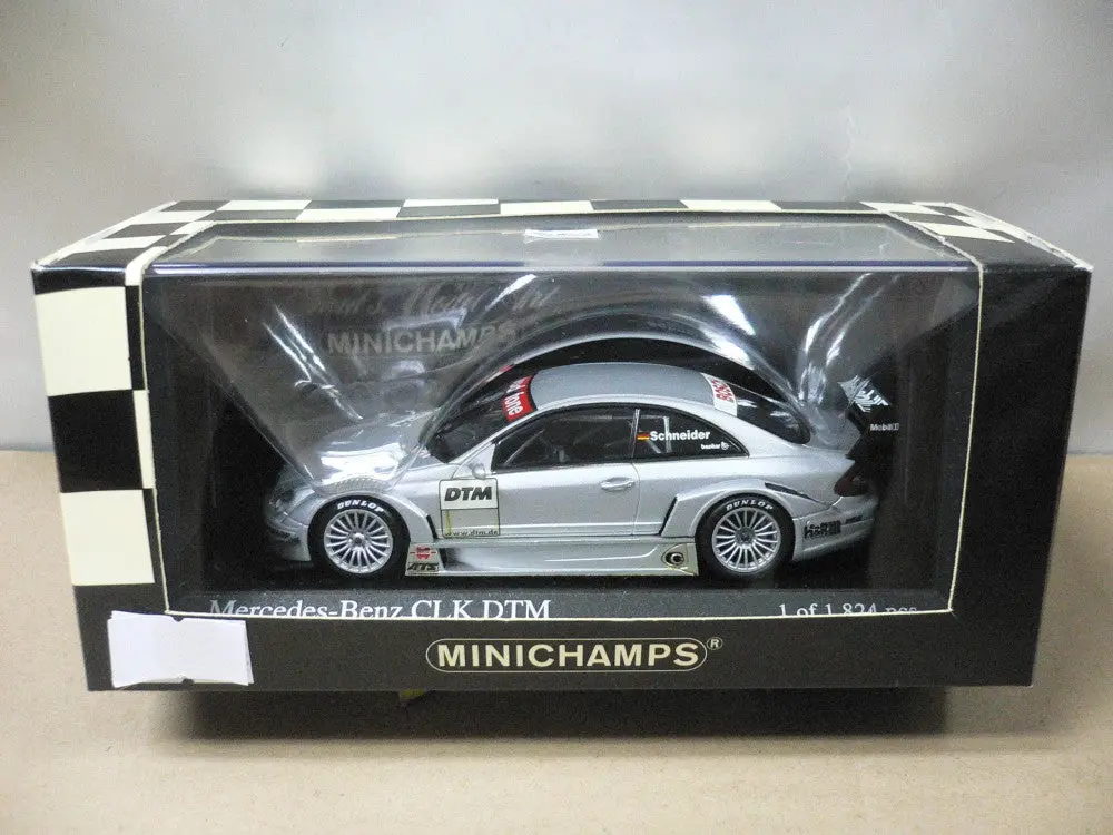 Minichamps 1/43 Mercedes-Benz Clk Coupe Dtm 2002 Test Car Schneider Alesi (400 023290) (04699) (Piu40) 1