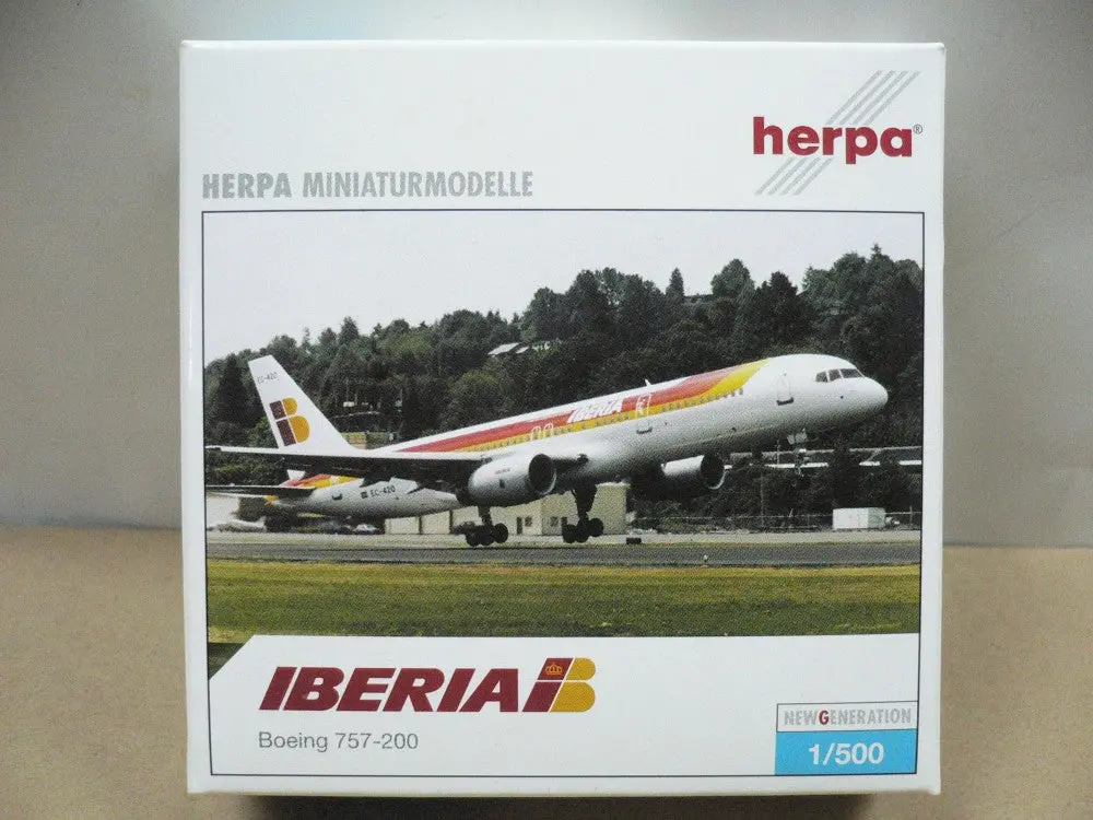 Herpa 1/500 Iberia Boeing 757-200 Ec-Hdm (513722) (Piu100) 1