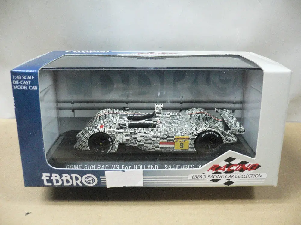 Ebbro 1/43 Dome S101 Racing For Holland 2001 Le Mans 24 Hours White #9 (43211) (Piu) 1