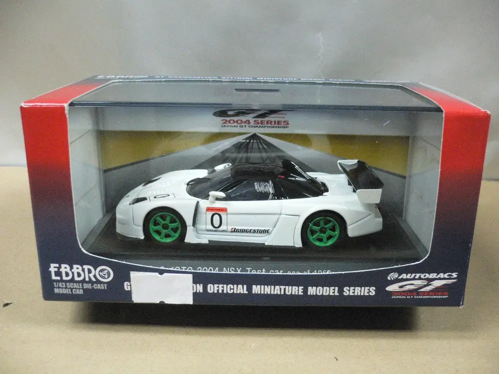 Ebbro 1/43 Honda Nsx Test Car Jgtc 2004 #0 White (43580) (Piu) 1