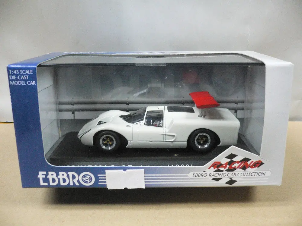 Ebbro 1/43 Nissan R381 Group 6 Prototype 1968 White (43493) (Piu) 1