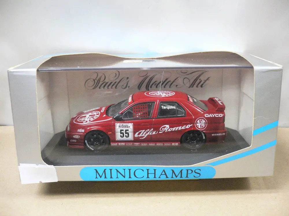 Minichamps 1/43 Alfa Romeo 1994 Btcc G.Tarquini British Champion #55 (430 941255) (01421) (Wkg) 1