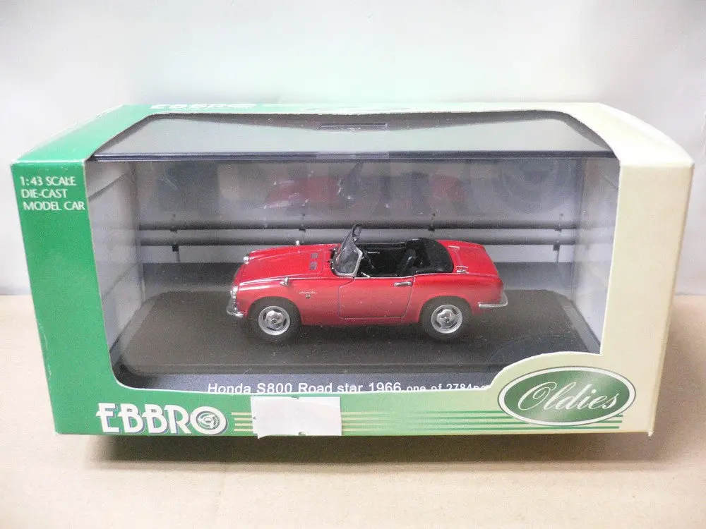 Ebbro 1/43 Honda S800 Road Star 1966 Red (43399) (Piu) 1