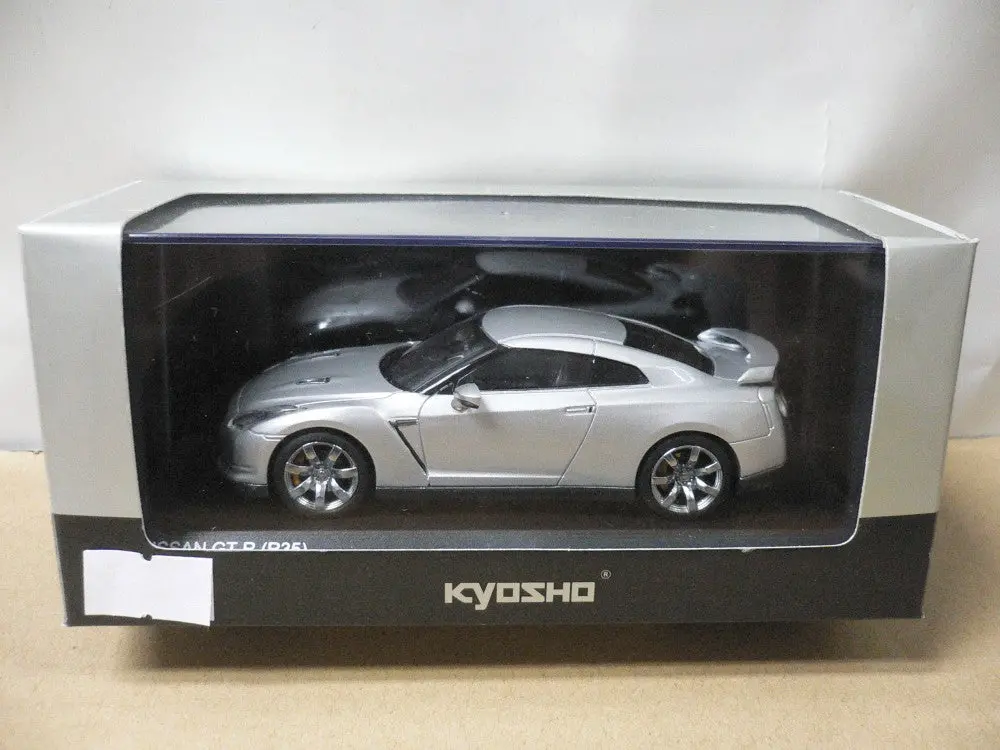 Kyosho 1/43 Nissan Skyline Gt-R R35 2008 Ultimate Metal Silver (03741Ms) (11197) (Piu103) 1