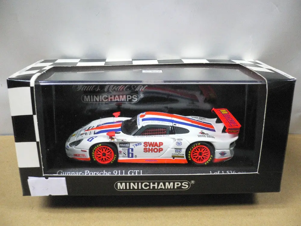 Minichamps 1/43 Gunnar-Porsche 911 Gt1 Daytona 24Hrs. 2003 Jeannette Dayton Kitchak Zitza #6 (400 036806) (04911) (Piu93) 1