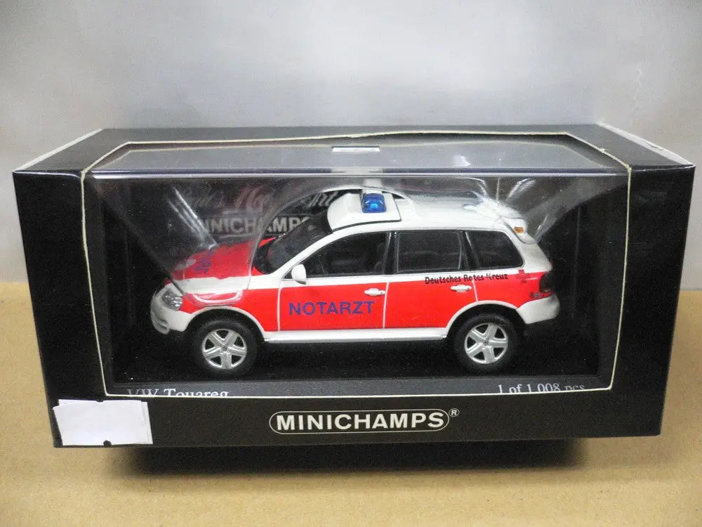 Minichamps 1/43 Vw Touareg 2002 Nef Notarzt (400 052090) (07235) 1