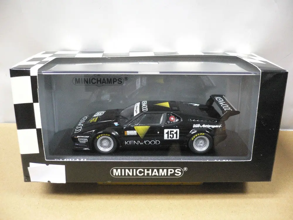 Minichamps 1/43 Bmw M1 Procar Adac 1000Km 1986 Krankenberg Gall Becker #151 (400 862551) (07188) (Piu120) 1