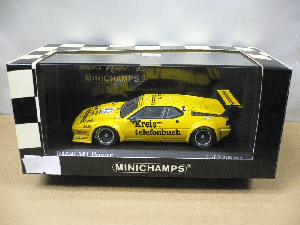 Minichamps 1/43 Bmw M1 Procar &Quot;Kreistelefonbuch&Quot; M.Winkelhock 1979 #81 (430 792581) (04663) (Piu120) 1