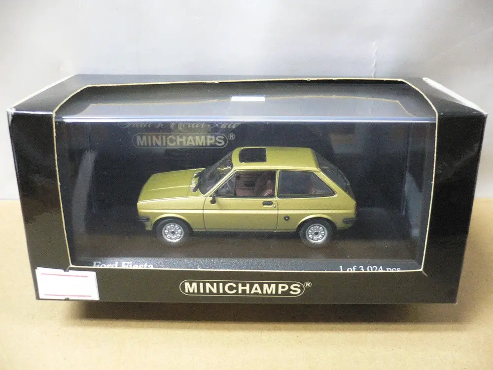 Minichamps 1/43 Ford Fiesta 1976 Gold Metallic (400 085100) (06306) (Piu96) 1