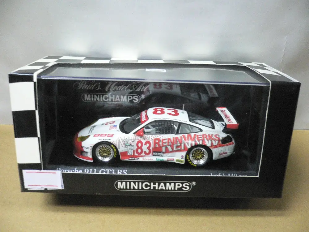 Minichamps 1/43 Porsche 911 Gt3 Rs Daytona 24Hrs 2003 Standridge Steranka Van Overbeek Murry #83 (400 036983) (04914) (Piu120) 1