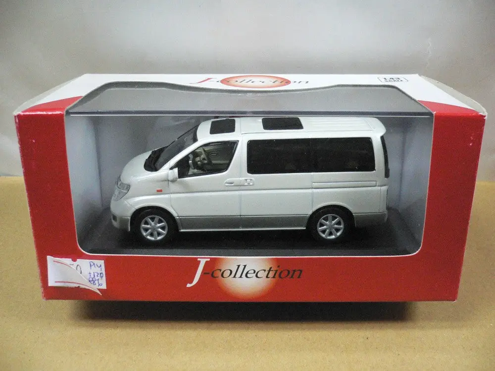 Kyosho Jcollection 1/43 Nissan Elgrand Pearl White (Jc16083w) (10091) (Piu120) 1