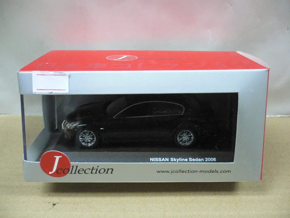 Jcollection 1/43 Nissan Skyline Sedan 2006 Super Black (Piu50) 1
