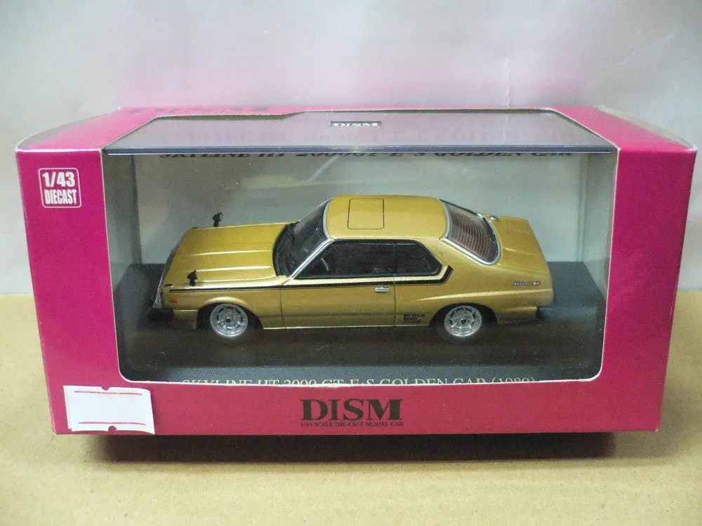 Dism 1/43 Nissan Skyline Ht 2000 Gt-E.S 1980 Golden Khgc211 (07864) (Piu120) 1