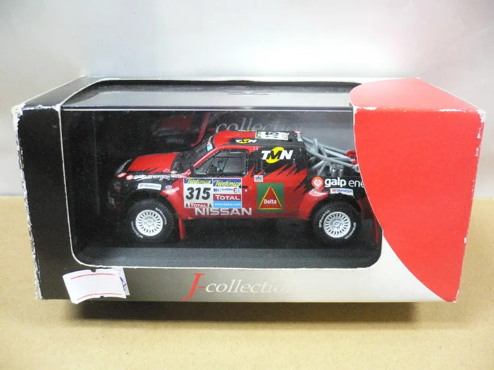 Jcollection 1/43 Nissan Navara Pick Up Paris Dakar 2005 Red #315 (Mnp210) (01001) (Piu75) 1