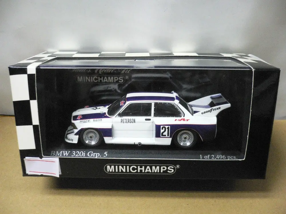Minichamps 1/43 Bmw 320I Grp.5 R.Peterson Drm 1977 #21 (400 772321) (07184) (Piu131) 1