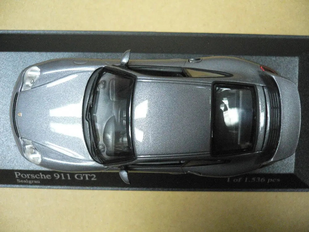 Minichamps 1/43 Porsche 911 Gt2 2001 Grey (430 060122) (05049) (Piu105) 2