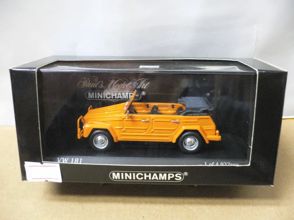 Minichamps 1/43 Vw 181 Kuebelwagen 1969-79 Orange (430 050030) (03665) (Piu112) 1