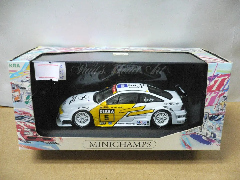 Minichamps 1/43 Opel Calibra V6 4X4 Dtm 1994 Joest Racing M.Reuter #5 (430 944105) (01040) (381551169062) 1
