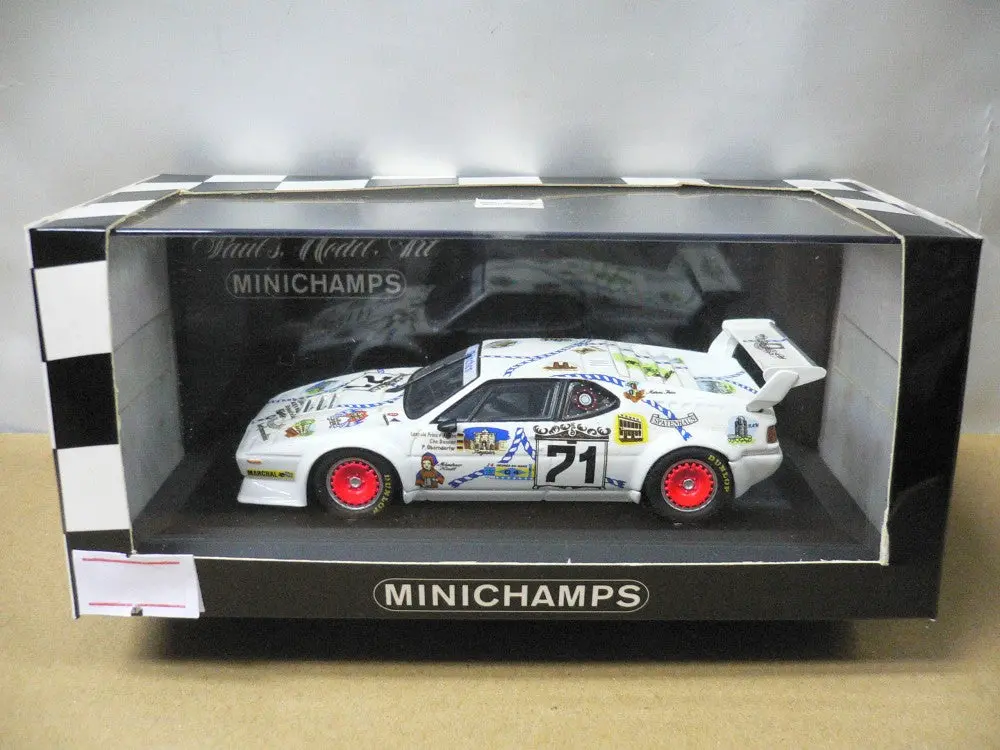 Minichamps 1/43 Bmw M1 Le Mans 1981 #71 (430 812571) (02157) (Wkg) 1