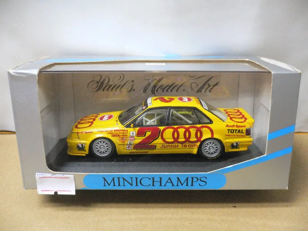 Minichamps 1/43 Audi V8 Quattro Evo Belgian Procar 1993 Hemroulle #2 (Min 931121) (00292) (Wkg) 1
