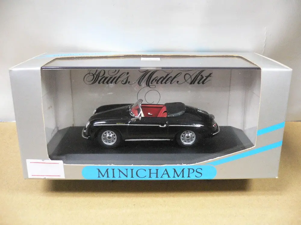 Minichamps 1/43 Porsche 356 A Speedster 1956 Black (430 065530) (02133) (Wkg) 1