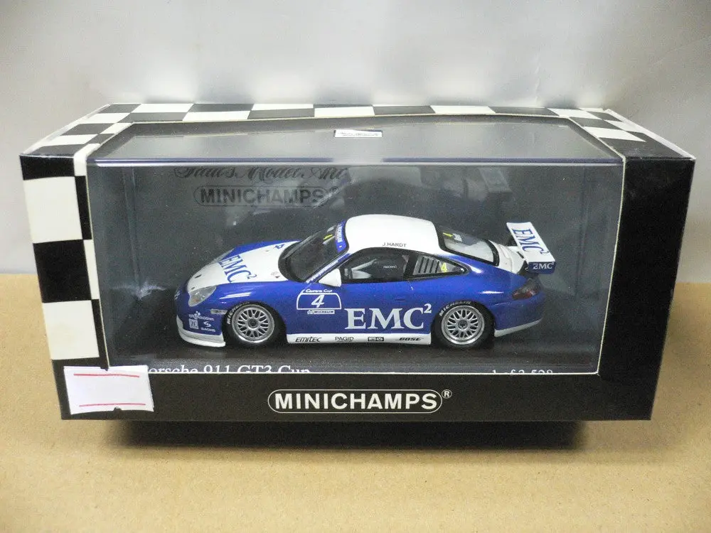 Minichamps 1/43 Porsche 911 Gt3 Cup Carrera Cup 2004 Emc Araxa Racing J.Hardt #4 (400 046204) (05855) (Piu107) 1