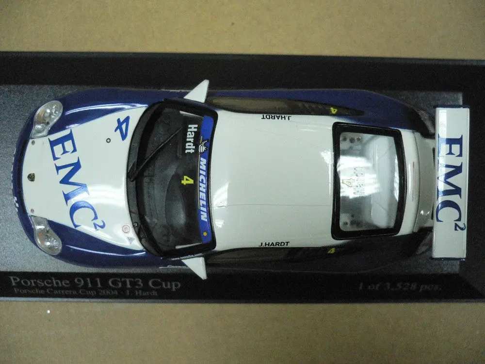 Minichamps 1/43 Porsche 911 Gt3 Cup Carrera Cup 2004 Emc Araxa Racing J.Hardt #4 (400 046204) (05855) (Piu107) 2