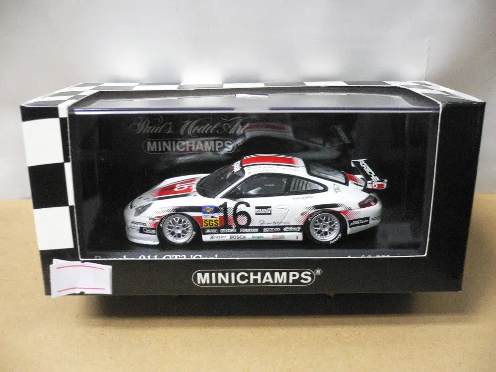 Minichamps 1/43 Porsche 911 Gt3 24H Daytona 2004 Murry Stanton Sugden Dodge #16 (400 046216) (05905) (Piu120) 1
