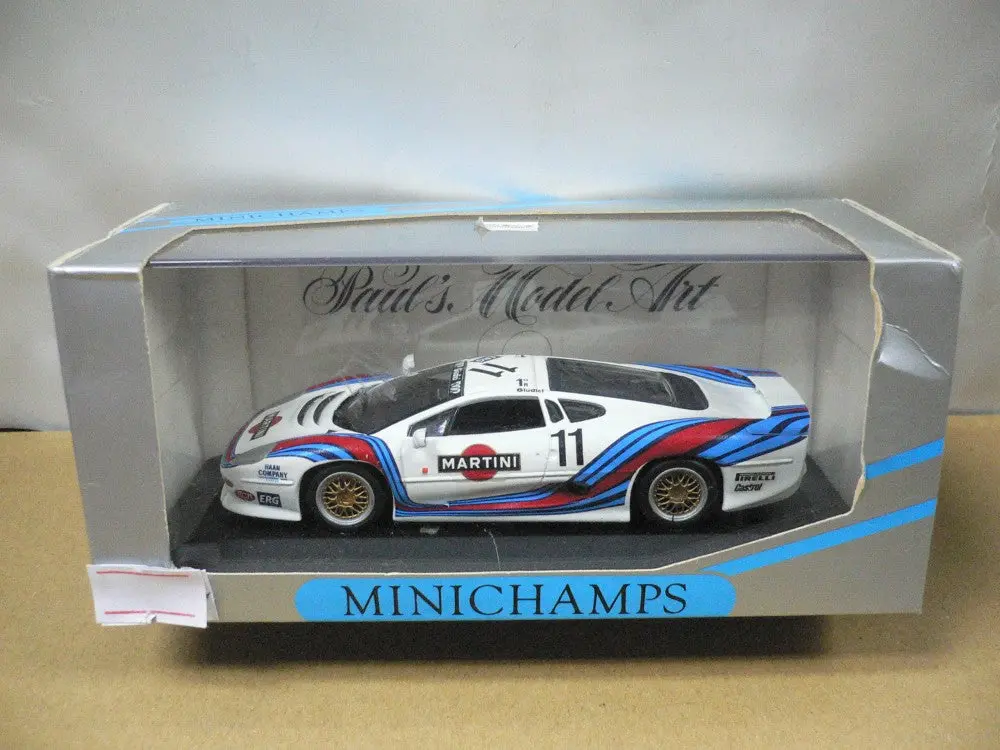 Minichamps 1/43 Jaguar Xj 220 Racing Gt Cup Italia Martini Racing #11 (430 931300) (01004) (Buy) 1