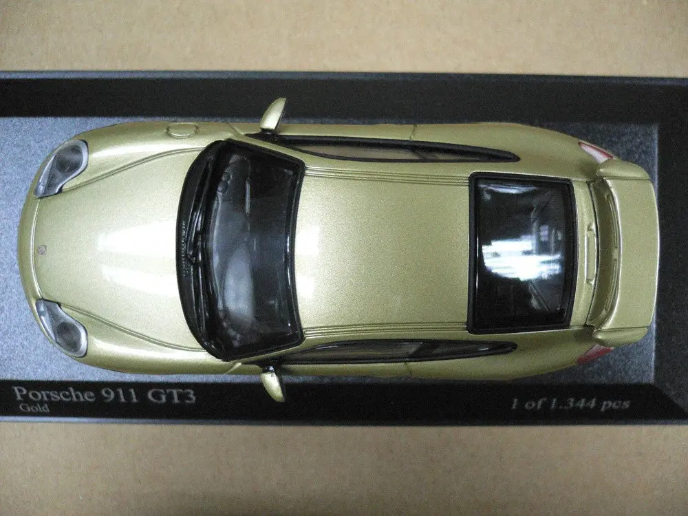 Minichamps 1/43 Porsche 911 Gt3 1999 Gold (430 068006) (04443) (Piu103) 2