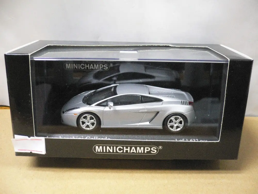 Minichamps 1/43 Lamborghini Gallardo 2004 Silver (400 103501) (07403) (Piu104) 1