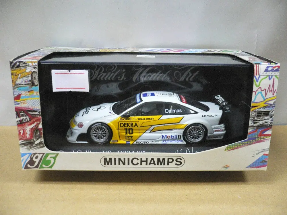 Minichamps 1/43 Opel Calibra V6 4X4 Dtm 1995 Team Joest Y.Dalmas #10 (430 954210) (01254) (Wkg) 1